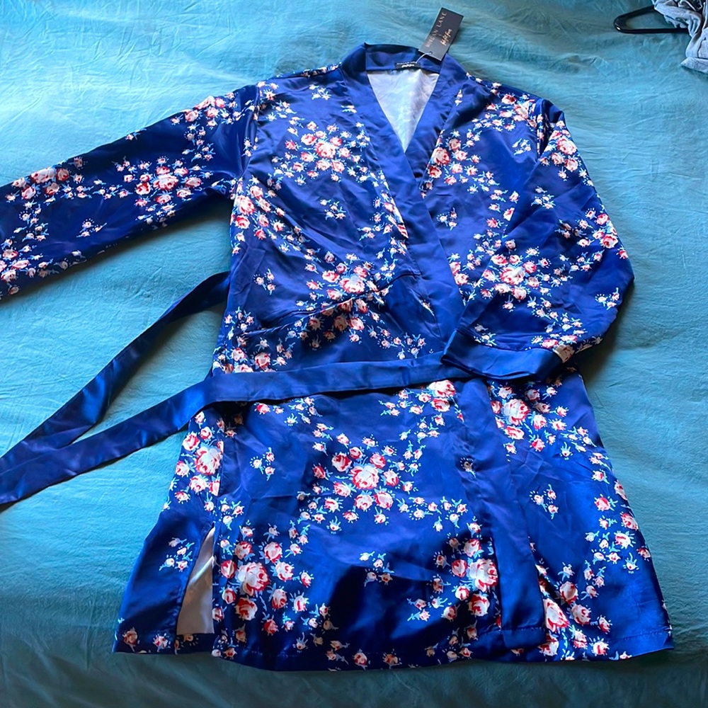 Floral Bath Robe / New with Tags!